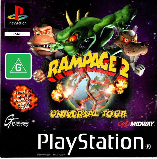 Rampage 2: Universal Tour - PS1