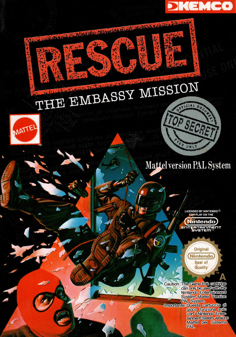 Rescue: The Embassy Mission - NES - Super Retro