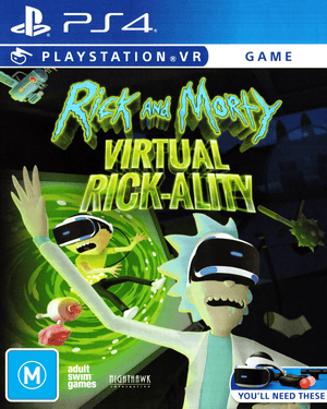 Rick and Morty: Virtual Rick - Ality - PS4 - Super Retro