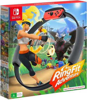 Ring Fit Adventure with Fitness Ring - Switch - Super Retro