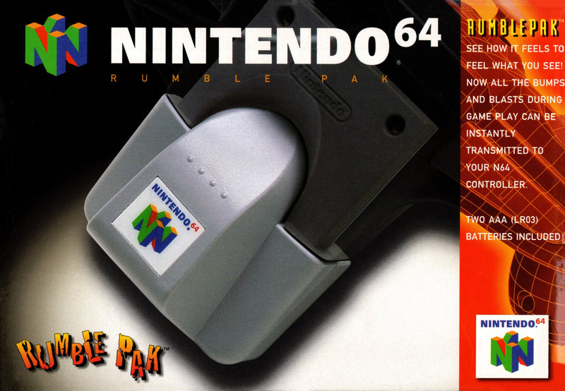 Rumble Pak Project 64 Controller Pak Nintendo 64 Rumble Pak Gray