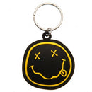 Keychain - Rubber Nirvana Smiley