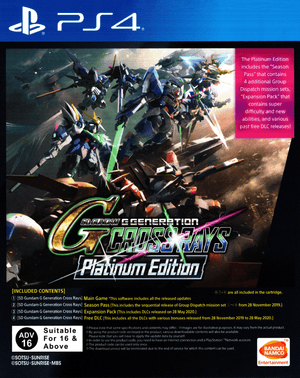SD Gundam G Generation Cross Rays - PS4 (NO DLC) - Super Retro