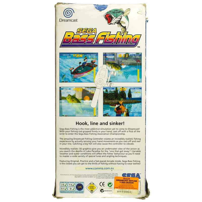 Sega Bass Fishing Bundle (Game + Reel Controller) - Dreamcast - Super Retro