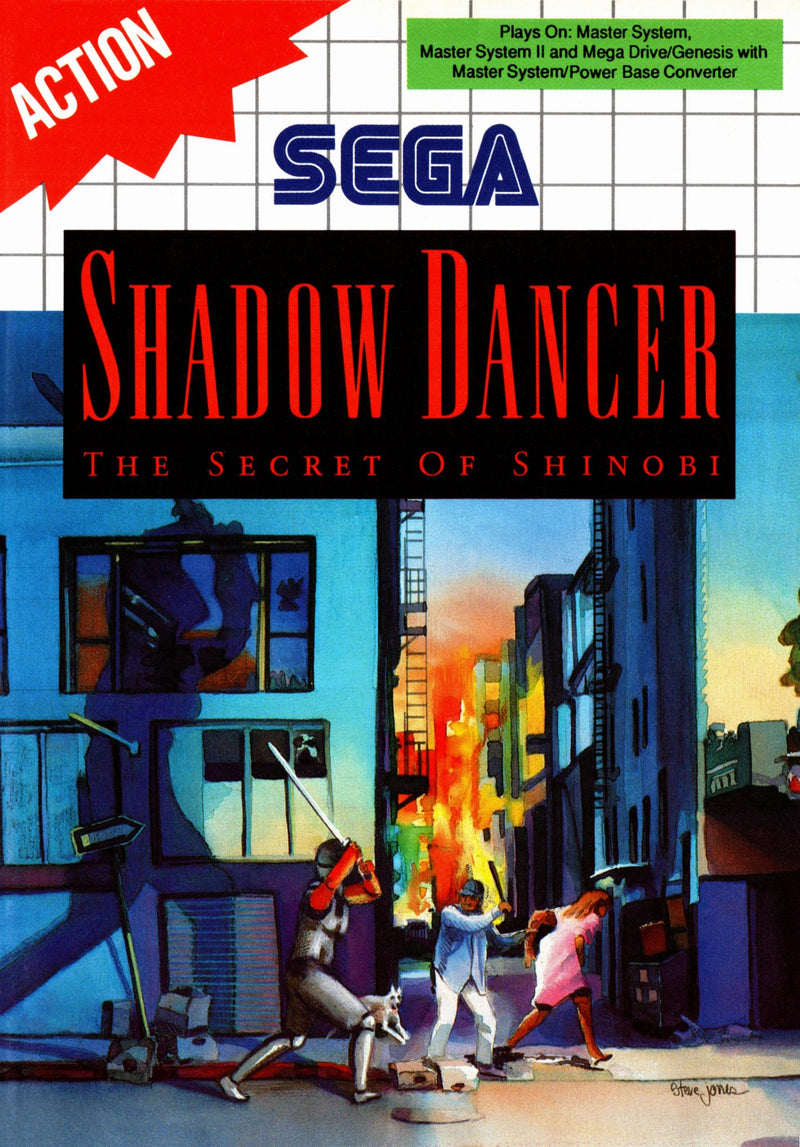 Shadow Dancer: The Secret of Shinobi - Master System - Super Retro