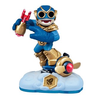 Skylander Figure - Boom Jet (Swap Force) - Super Retro