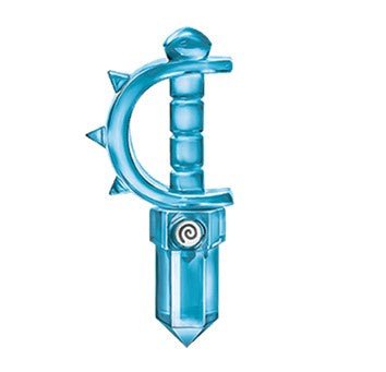 Skylander Traptanium Crystal - Air Sword - Super Retro