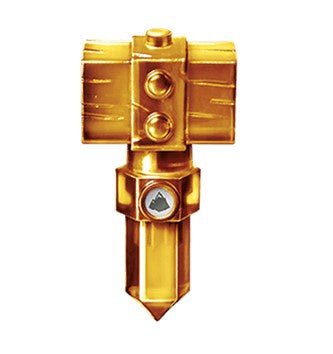 Skylander Traptanium Crystal - Earth Hammer - Super Retro