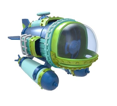 Skylanders Figure - Dive Bomber Vehicle (SuperChargers) - Super Retro