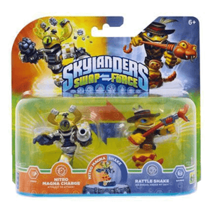 Skylanders Figure Pack - Nitro Magna Charge / Rattle Shake (Swap Force) - Super Retro