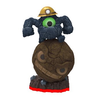 Skylanders Figure - Rocky Roll (Trap Team) - Super Retro