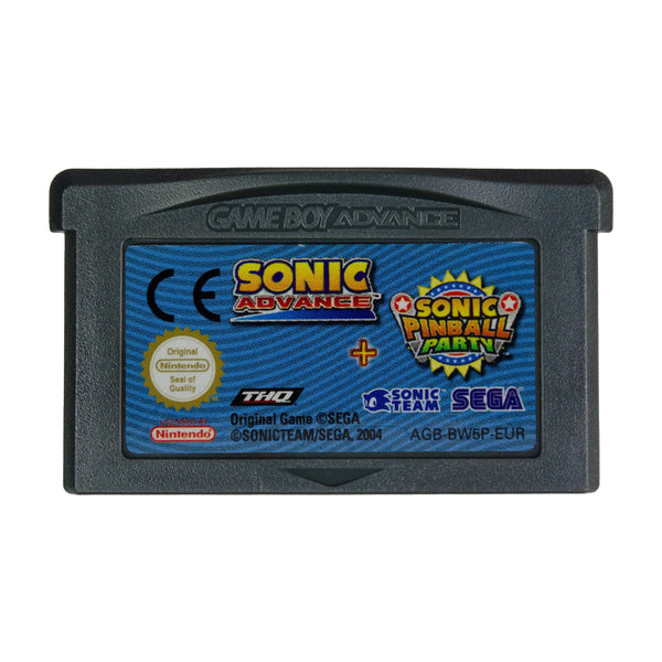 Sonic Advance + Sonic Pinball Party - GBA