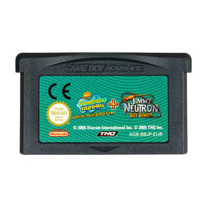 SpongeBob SquarePants: Battle for Bikini Bottom + Jimmy Neutron: Boy Genius - GBA - Super Retro