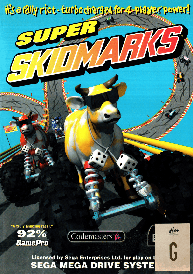 Super Skidmarks - Mega Drive - Super Retro
