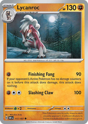 (117/197) Lycanroc - Obsidian Flames