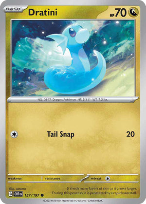 (157/197) Dratini - Obsidian Flames