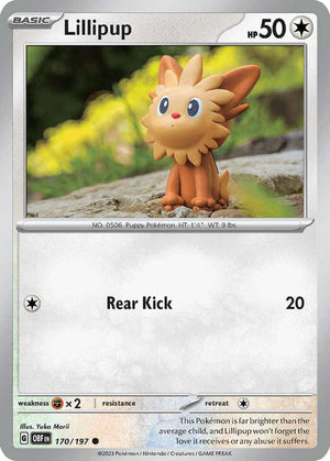 (170/197) Lillipup - Obsidian Flames
