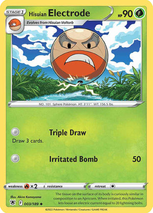 (3/189) Hisuian Electrode - Astral Radiance