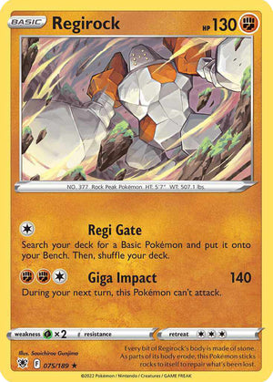 (75/189) Regirock - Astral Radiance