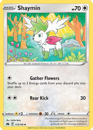 (115/159) Shaymin - Crown Zenith