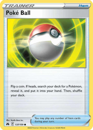 (137/159) Poké Ball - Crown Zenith