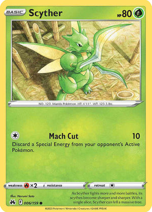 (6/159) Scyther - Crown Zenith