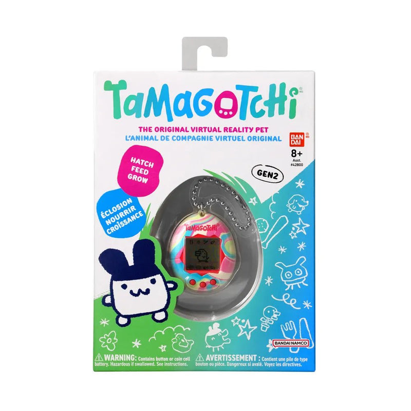 Tamagotchi - The Original Gen 2 (Pastel Marble) - Super Retro