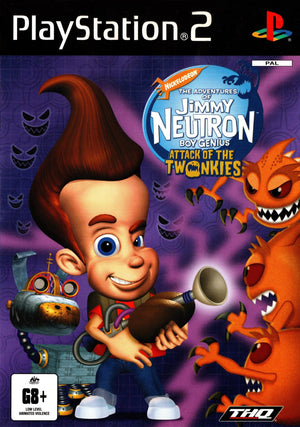 The Adventures of Jimmy Neutron Boy Genius: Attack of the Twonkies - PS2 - Super Retro