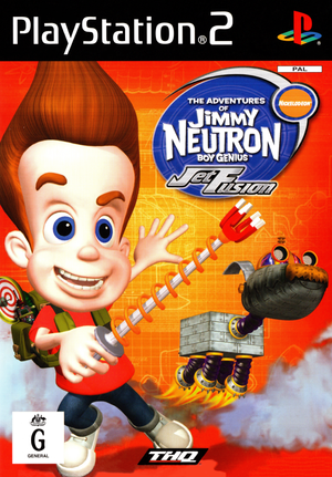 The Adventures of Jimmy Neutron Boy Genius: Jet Fusion - PS2 - Super Retro