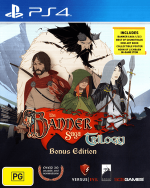 The Banner Saga Trilogy: Bonus Edition - PS4 - Super Retro