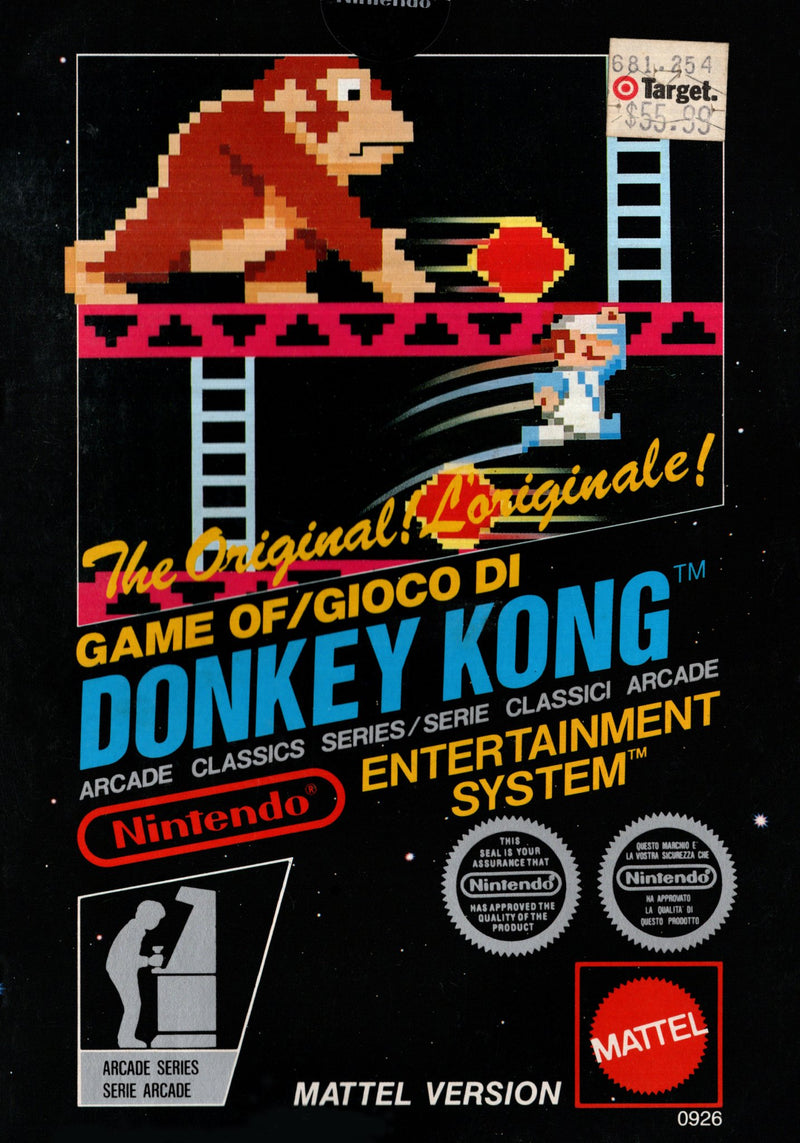 The Original Donkey Kong: Arcade Classics Series NES