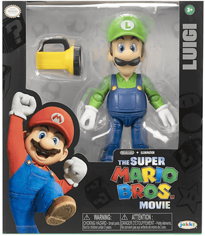 The Super Mario Bros. Movie Luigi Action Figure - Super Retro