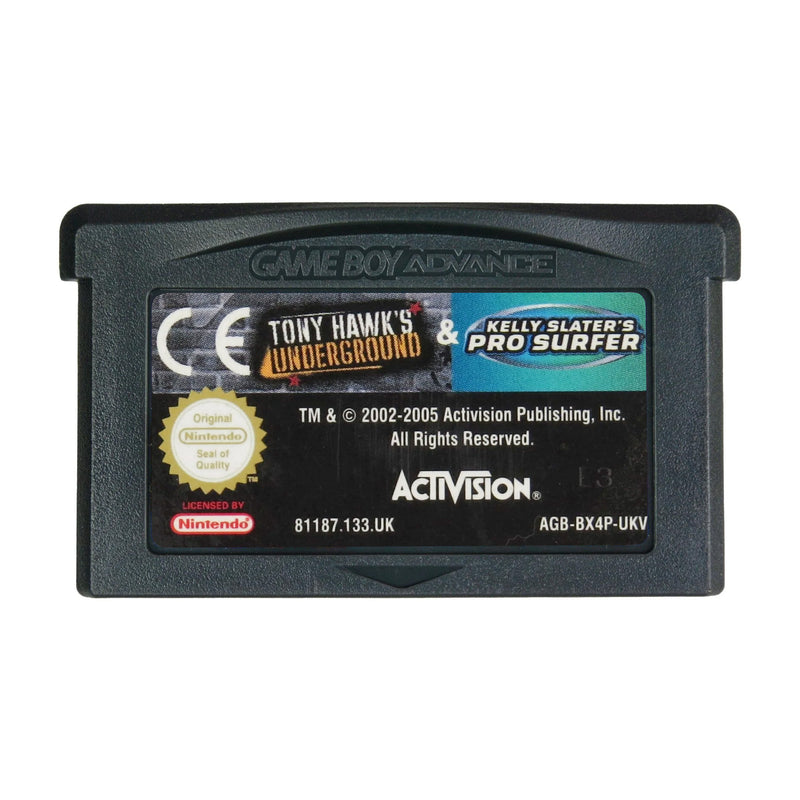 Tony Hawk's Underground & Kelly Slater's Pro Surfer - GBA