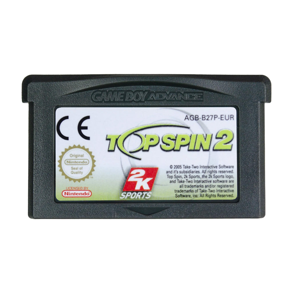 Jeu Game Boy Advance Top Spin 2 - Cartouche Seule, Très Bon état