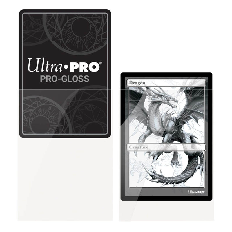 Ultra Pro Pro - Gloss Standard Deck Protector Sleeves 50 pack (Clear) - Super Retro