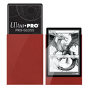 Ultra Pro Pro-Gloss Standard Deck Protector Sleeves 50 pack (Red) - Super Retro