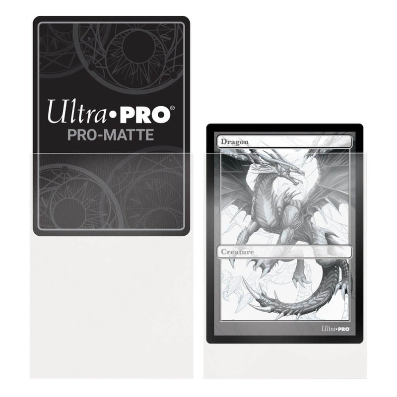 Ultra Pro Pro - Matte Standard Deck Protector Sleeves 50 pack (Clear) - Super Retro
