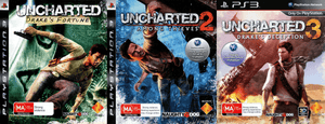 Uncharted 1, 2 & 3 - PS3 Bundle - Super Retro