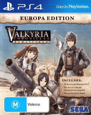 Valkyria Chronicles Remastered: Europa Edition - PS4 - Super Retro