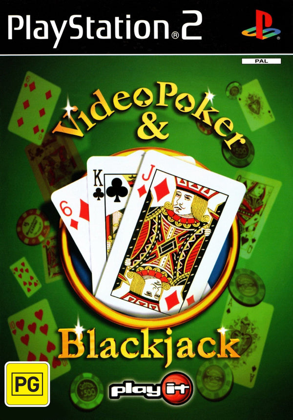 Video Poker & Blackjack - PS2 - Super Retro