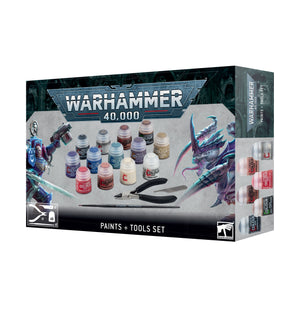 Warhammer 40,000: Paints + Tools Set - Super Retro