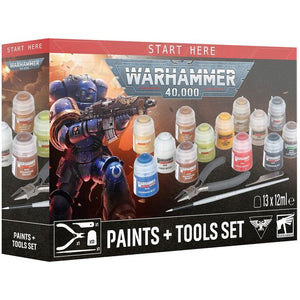 Warhammer 40,000: Paints + Tools Set - Super Retro