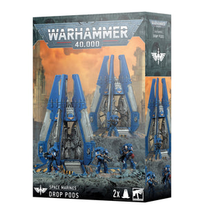 Warhammer 40,000: Space Marines Drop Pods - Super Retro