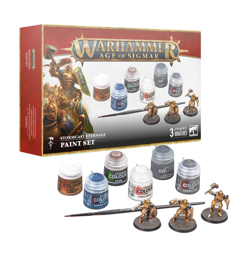 Warhammer Age of Sigmar: Stormcast Eternals Paint Set - Super Retro