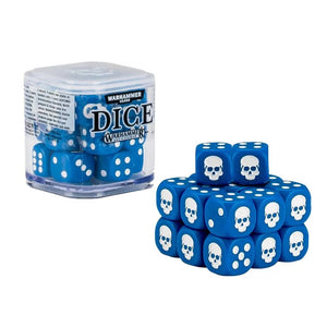 Warhammer Dice Cube - Blue - Super Retro