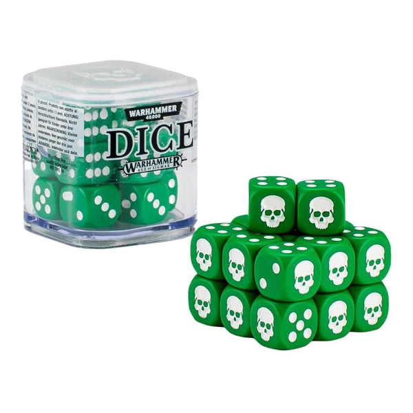 Warhammer Dice Cube - Green - Super Retro