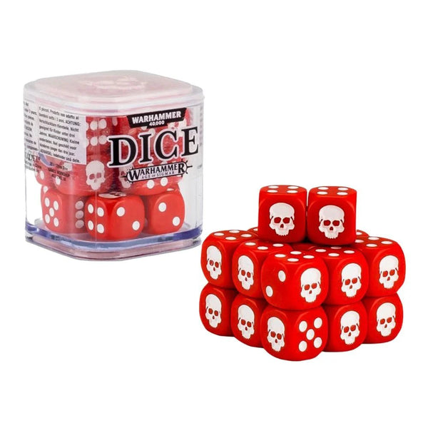 Warhammer Dice Cube - Red - Super Retro