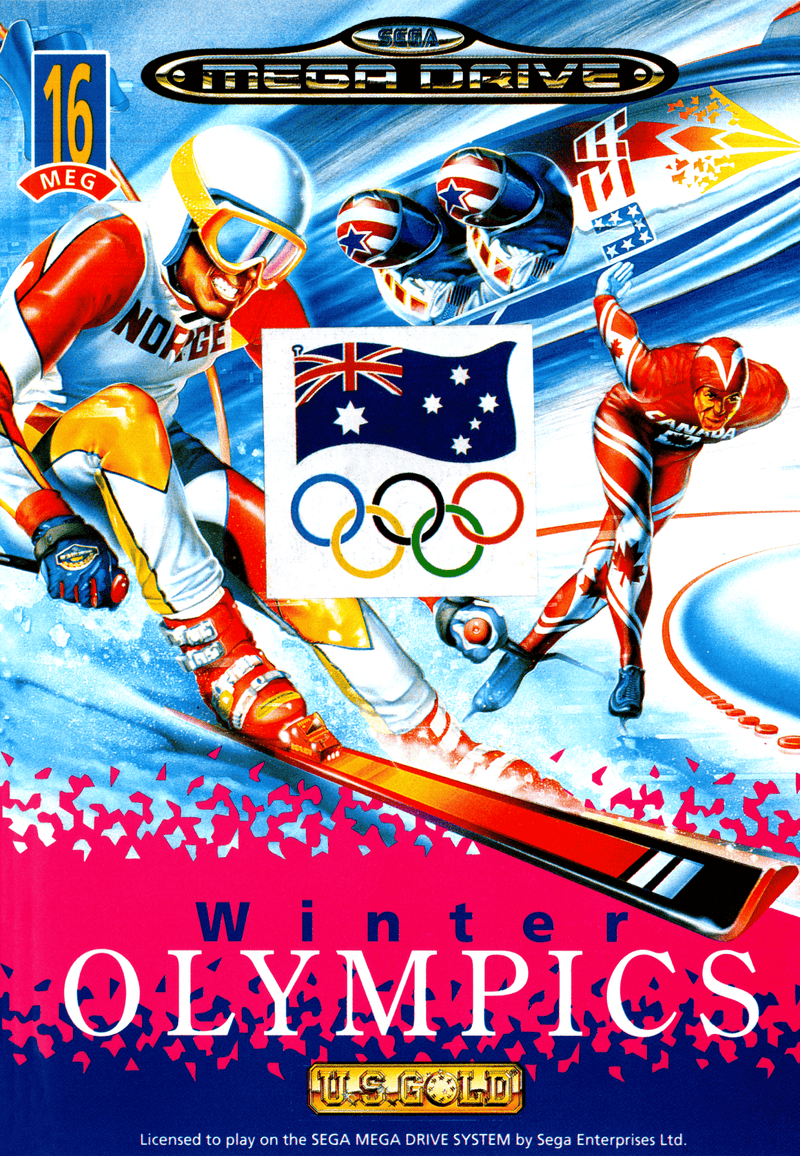 Winter Olympics - Mega Drive - Super Retro