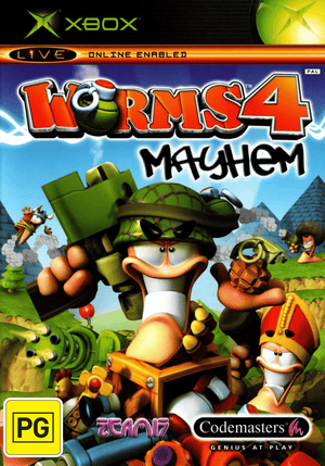 Worms 4 Mayhem - Xbox - Super Retro