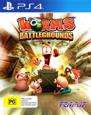 Worms Battlegrounds - PS4 - Super Retro